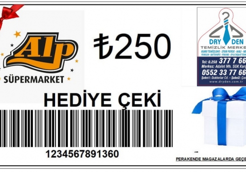 Alp Süpermarket Hediye Çeki